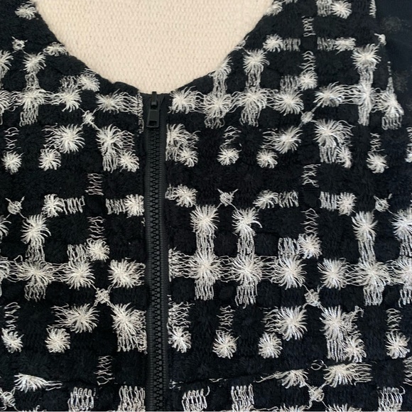 Signette by Aysha Saeed Wool blend Plaid Checker Dress - Picture 7 of 7